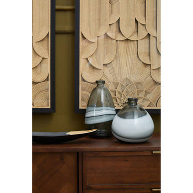 Halla Medium Grey Bottle Vase