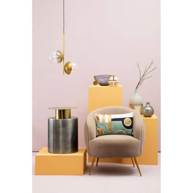Herbie Small Metallic Effect Bottle Vase