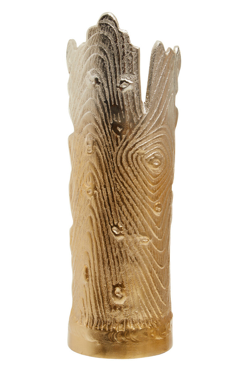 Dion Large Ombre Silver and Gold Finish Candle Holder