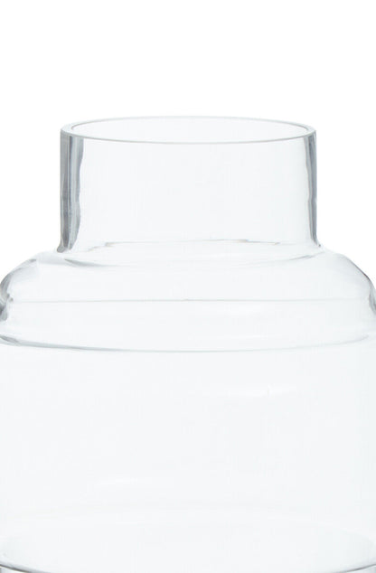 Cayden Stacked Design Large Glass Vase