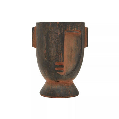 Darnell Small Rustic Face Planter