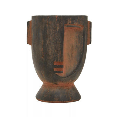 Darnell Large Rustic Face Planter