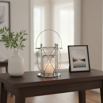 Small Silver Lantern | Cruzar