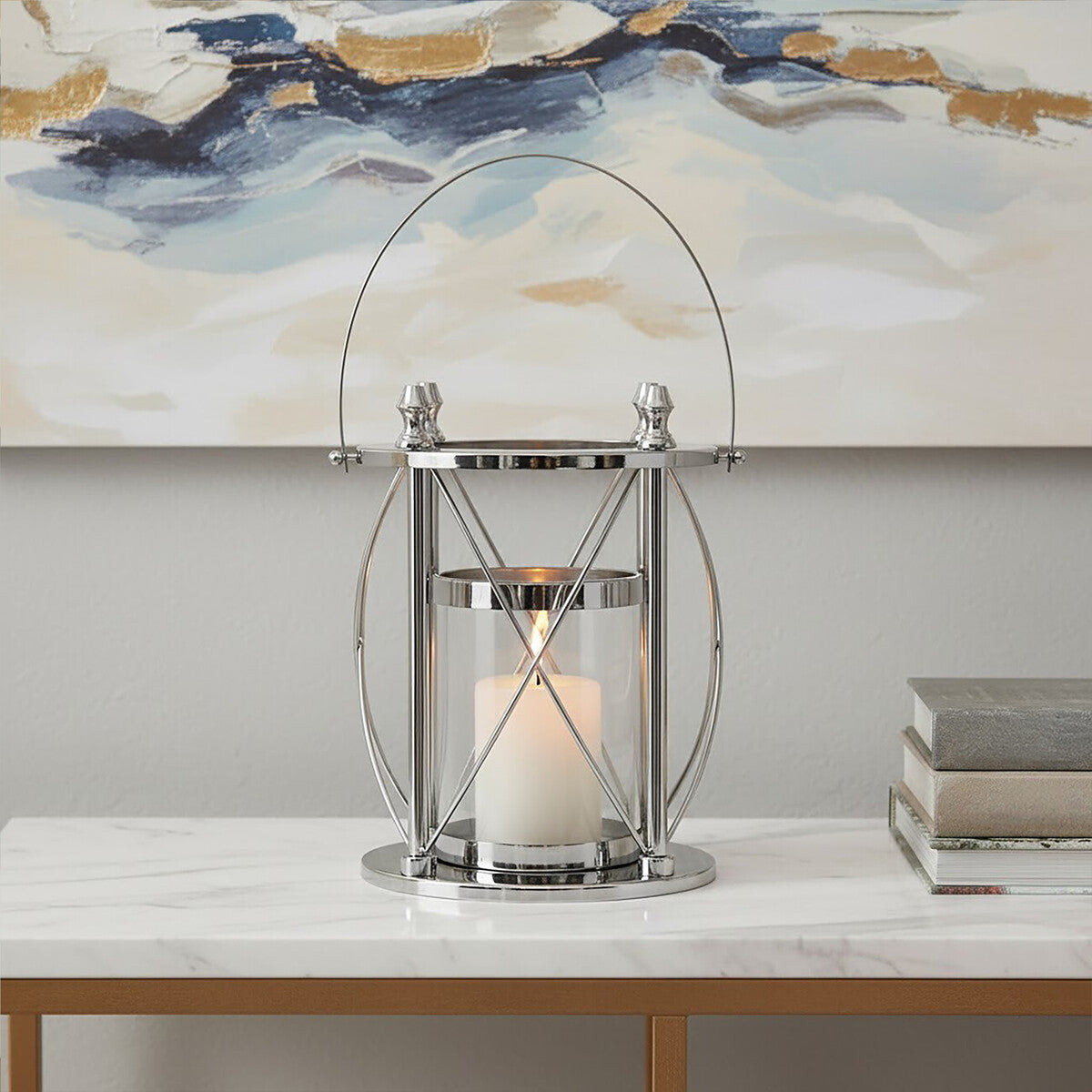 Small Silver Lantern | Cruzar