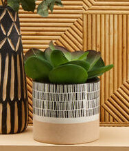 Jada Large Striped Planter