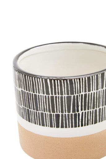 Jada Small Striped Planter