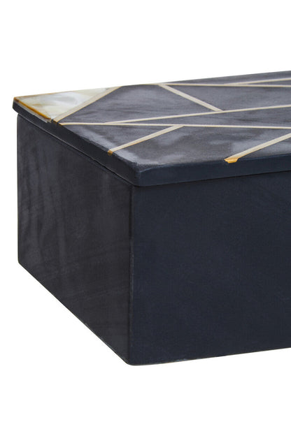 Oriana Large Black Slate Trinket Box