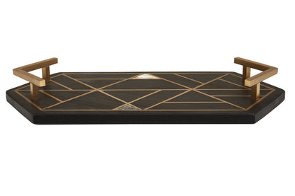 Oriana Black Slate Tray