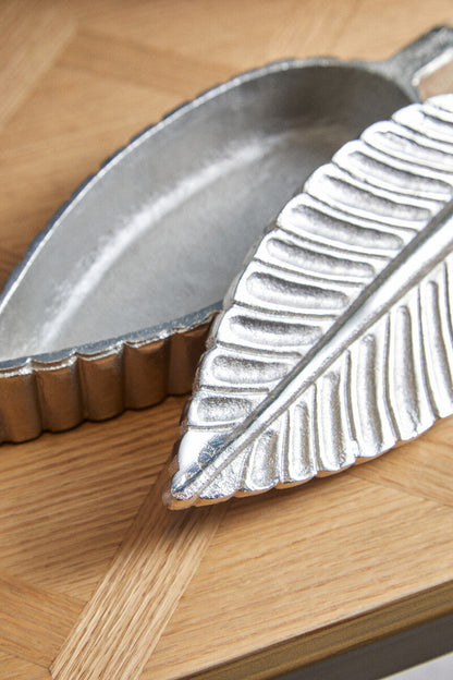 Prato Silver Finish Plume Box