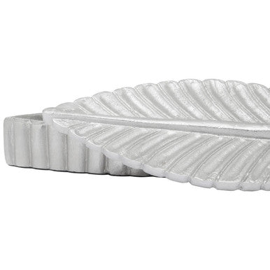 Prato Silver Finish Plume Box