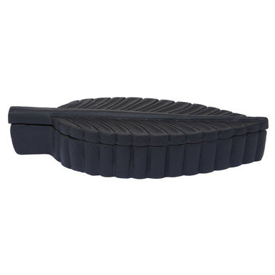 Prato Black Finish Plume Box
