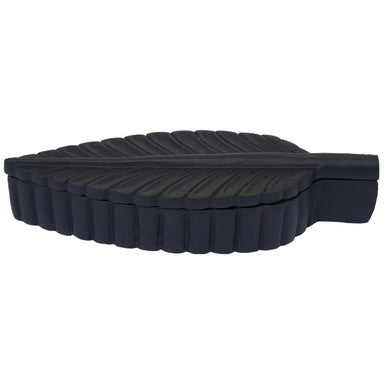 Prato Black Finish Plume Box