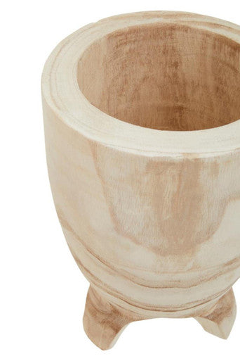 Arlo Large Natural Wooden Planter