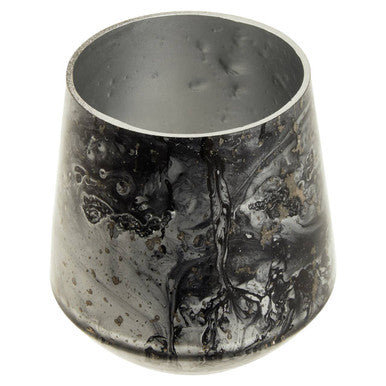 Garan Grey Marble Effect Candle Holder