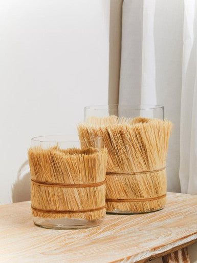 Kuta Natural Medium Candle Holder