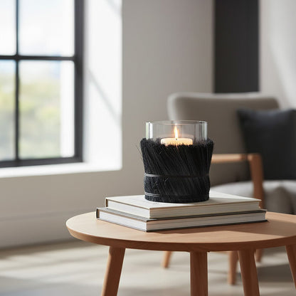 Black Large Candle Holder | Kuta