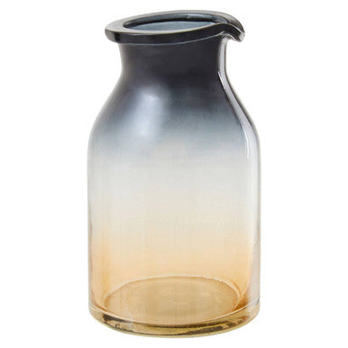 Glynn Black And Gold Small Vase