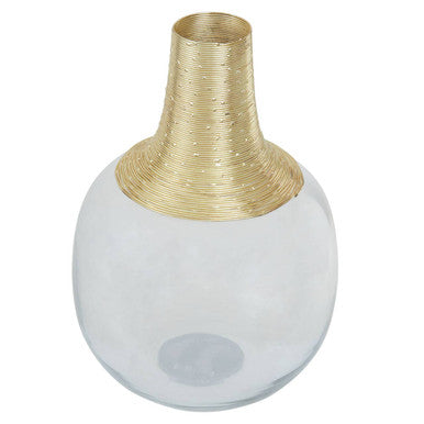 Glynn Glass And Gold Large Vase