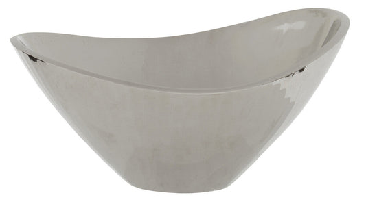 Amreli Silver Aluminium Bowl with Rimless Design