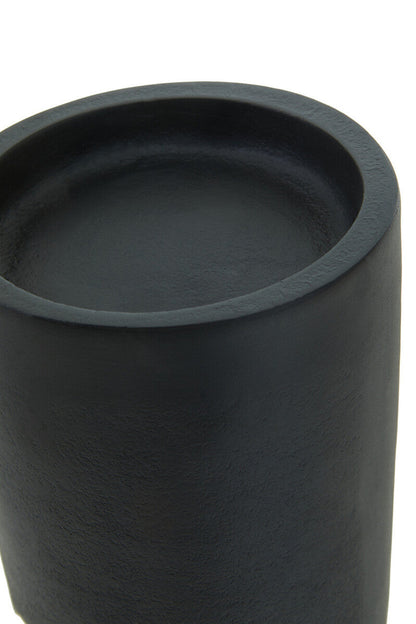 Daito Small Black and Gold Finish Candle Holder
