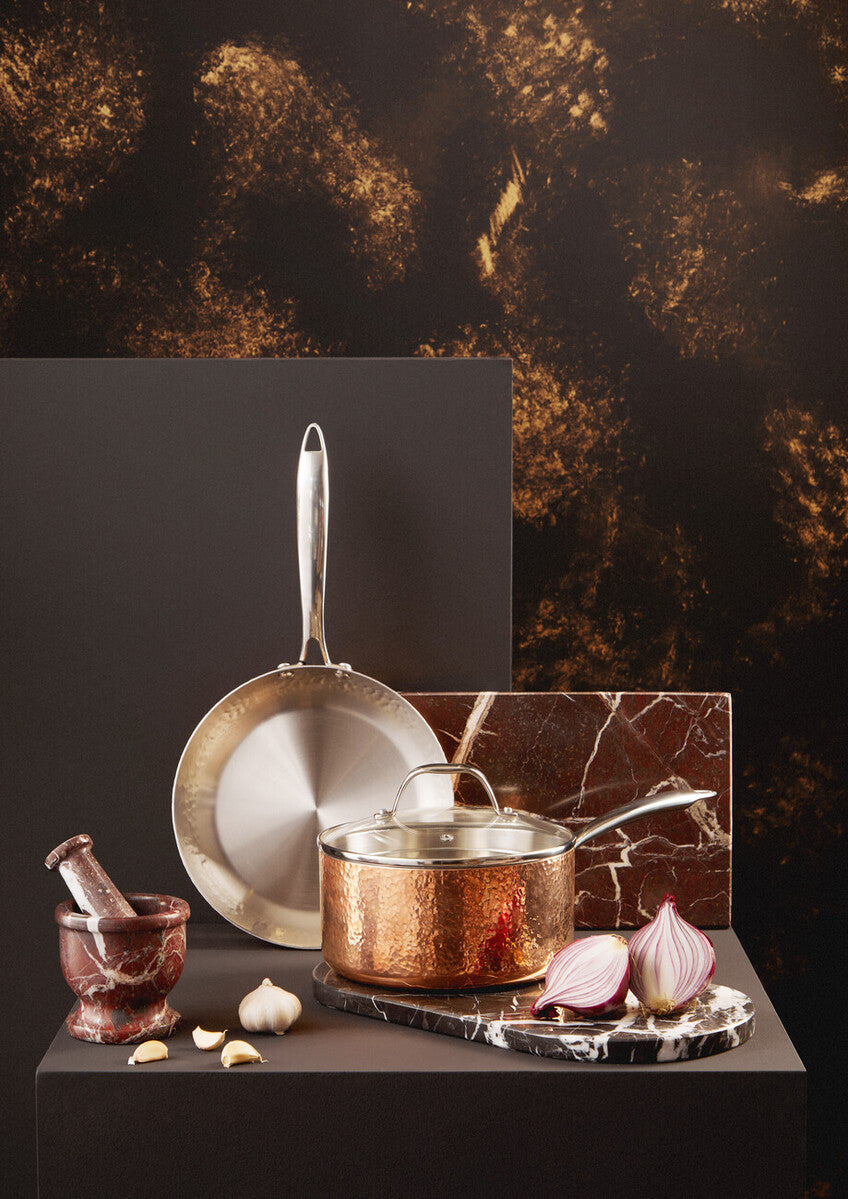 Salmo Oval Black Marble Chopping and Serving Board