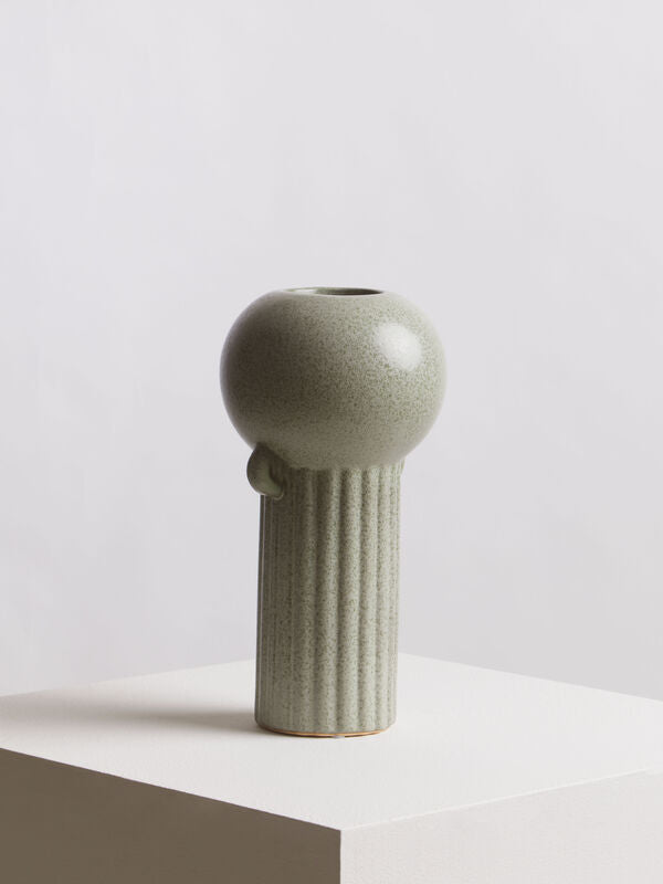 Calcita Large Speckled Green Vase