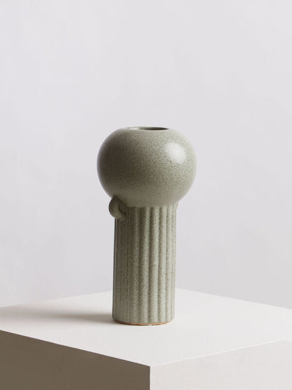 Calcita Large Speckled Green Vase
