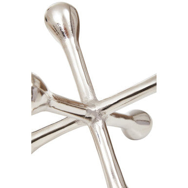 Prato Silver Finish Jack Sculpture