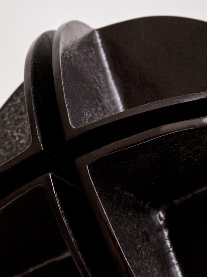Prato Black Nickel Finish Sculpture