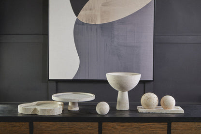 Travertine Irregular Tray | Tibor
