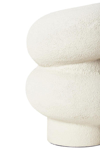 Dunas Small Textured White Bubble Vase