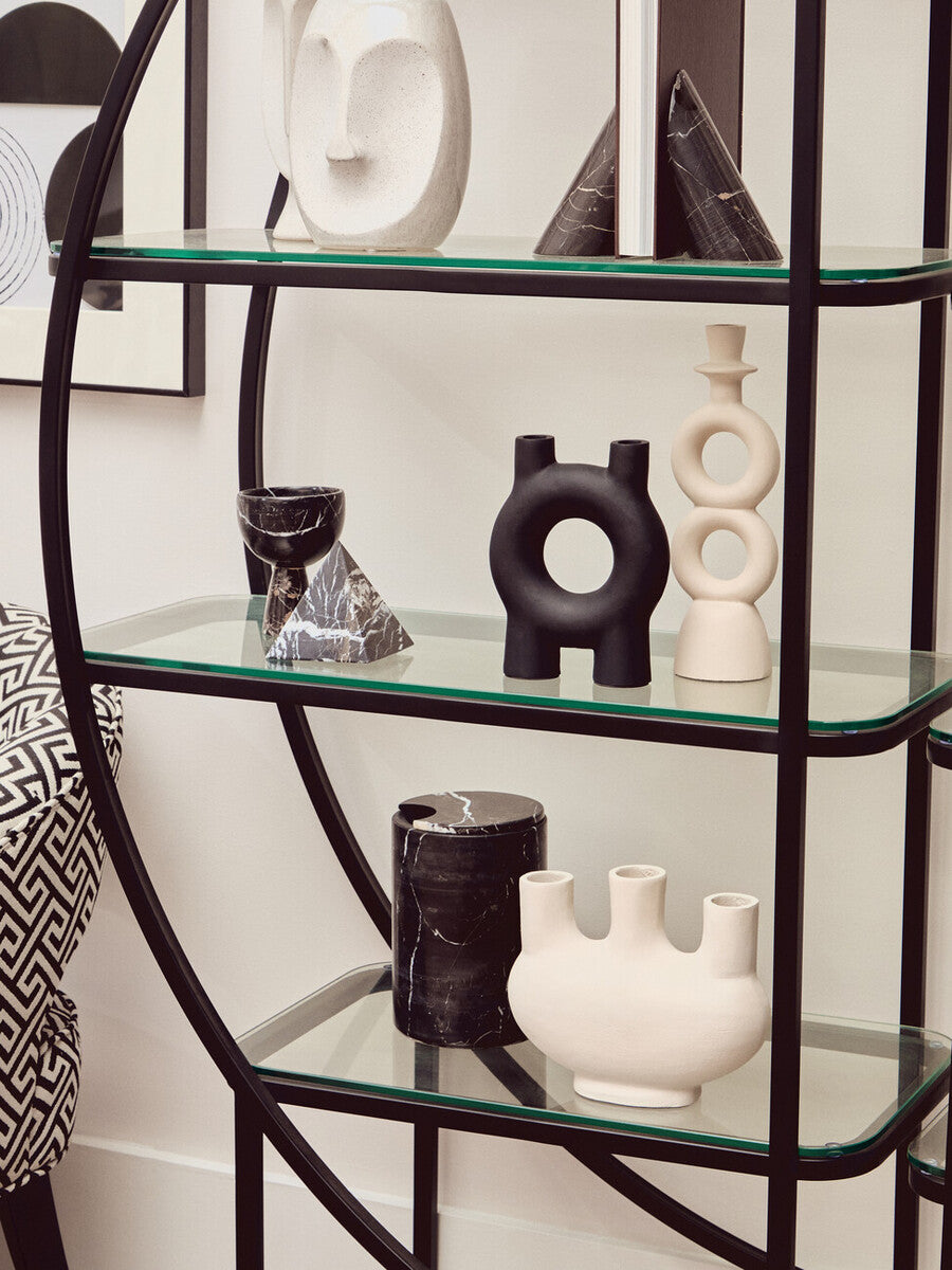Hapax Small Black Candle Holder