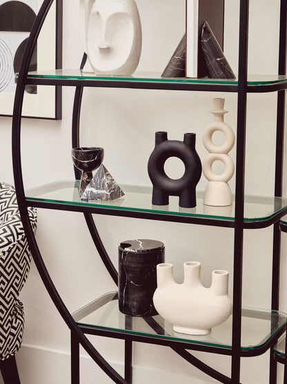 Hapax Small Black Candle Holder