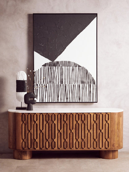 Abstract Small Black Vase | Hapax