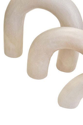 Nason White Marble Arch Decor Sculpture