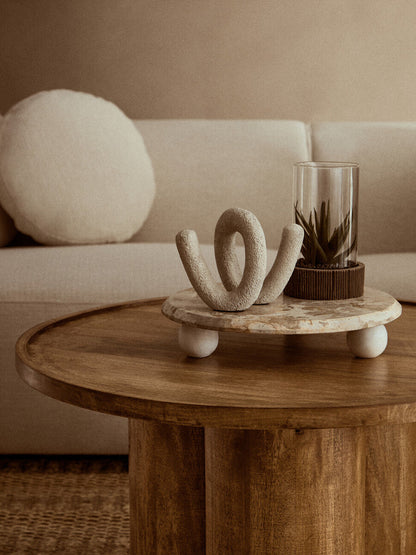 Santino Chocolate Marble Riser
