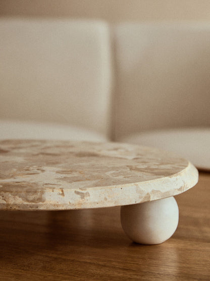 Santino Chocolate Marble Riser