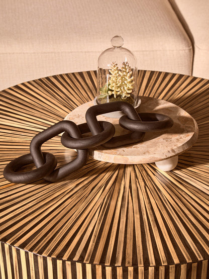 Santino Chocolate Marble Riser