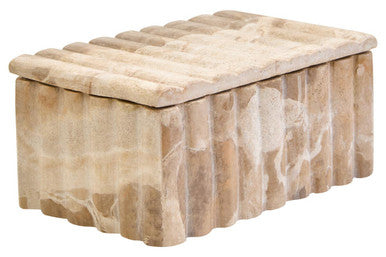 Santino Rectangular Chocolate Marble Box