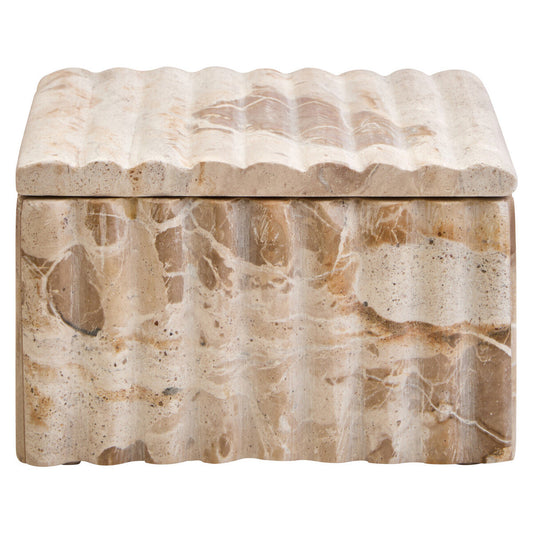 Santino Square Chocolate Marble Box