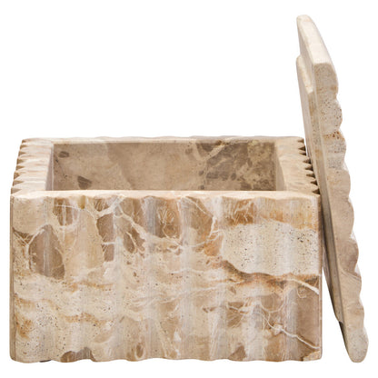 Santino Square Chocolate Marble Box