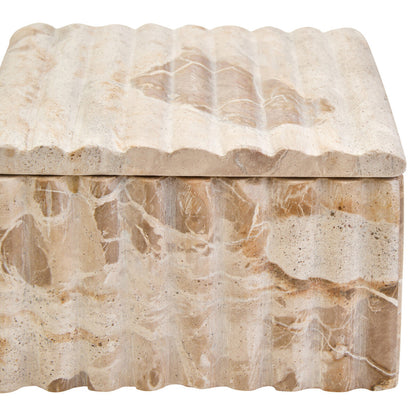 Santino Square Chocolate Marble Box