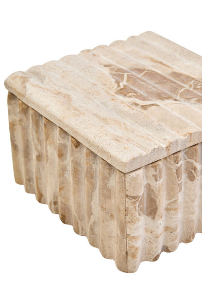 Santino Square Chocolate Marble Box