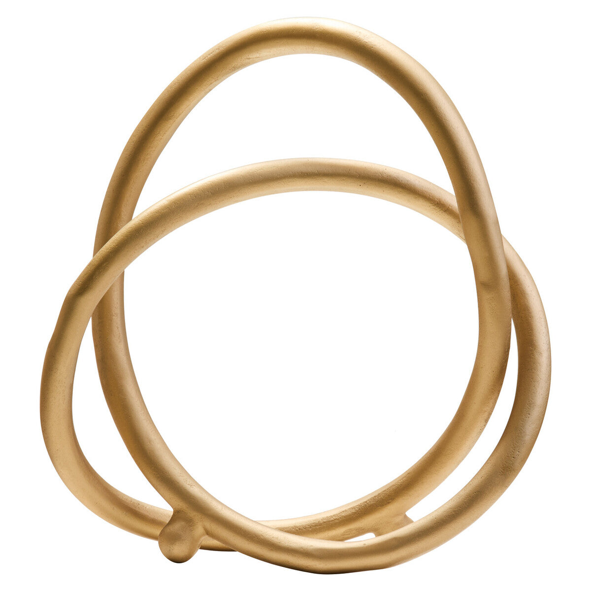 Prato Matte Gold Finish Twist Sculpture