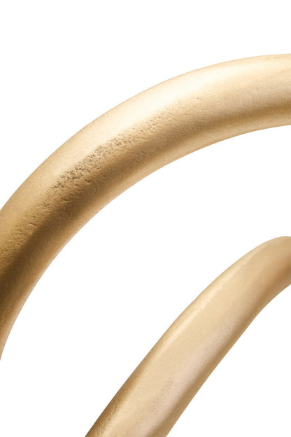 Prato Matte Gold Finish Twist Sculpture