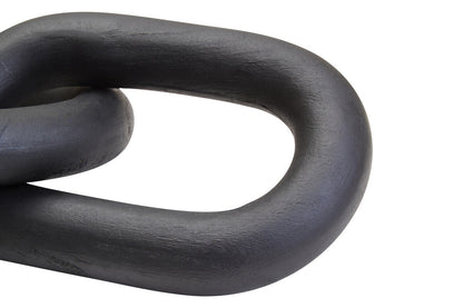 Cato Black Wood 2 Link Chain Decor