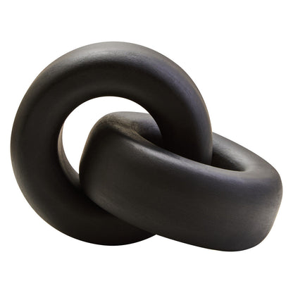 Black Wood Large Knot Decor | Cato