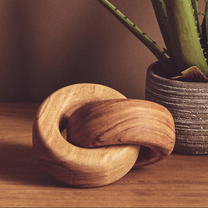 Natural Wood Large Knot Decor | Cato