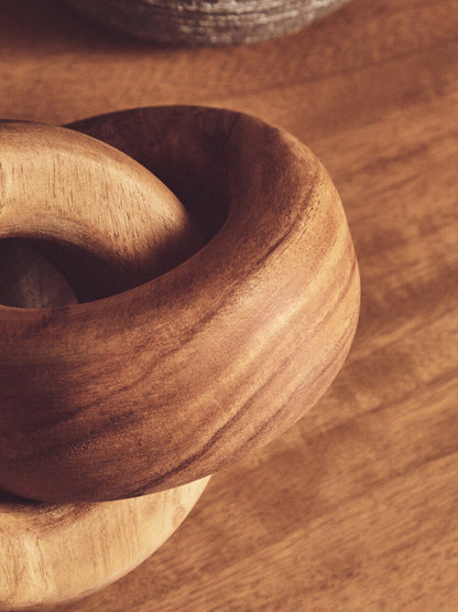 Natural Wood Large Knot Decor | Cato