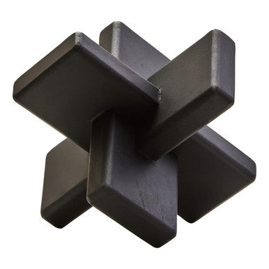 Cato Black Wood Sculpture